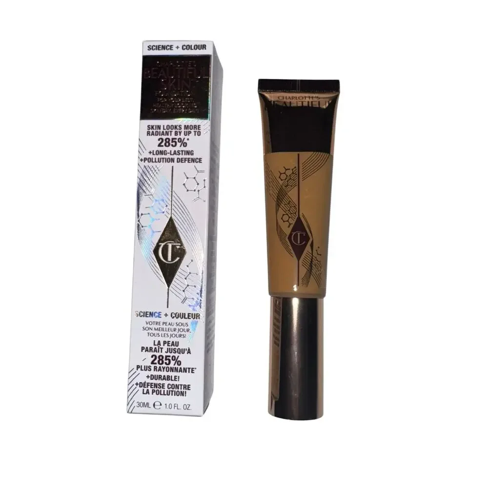 Charlotte Tilbury Beautiful Skin Foundation 9 Neutral Radiant 1 oz New Old Money